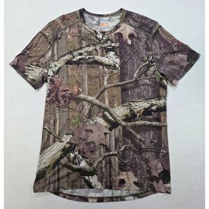 Icebreaker Merino 200 Base Layer T Shirt Men's XL Merino Wool Fitted Camo